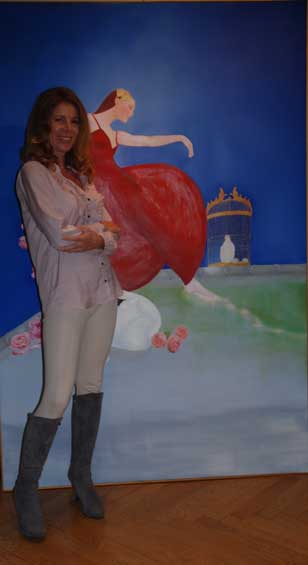 Donna Meditative Painting